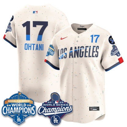 LAD 2025 World Series Champions Jersey - All Stitched-DTD