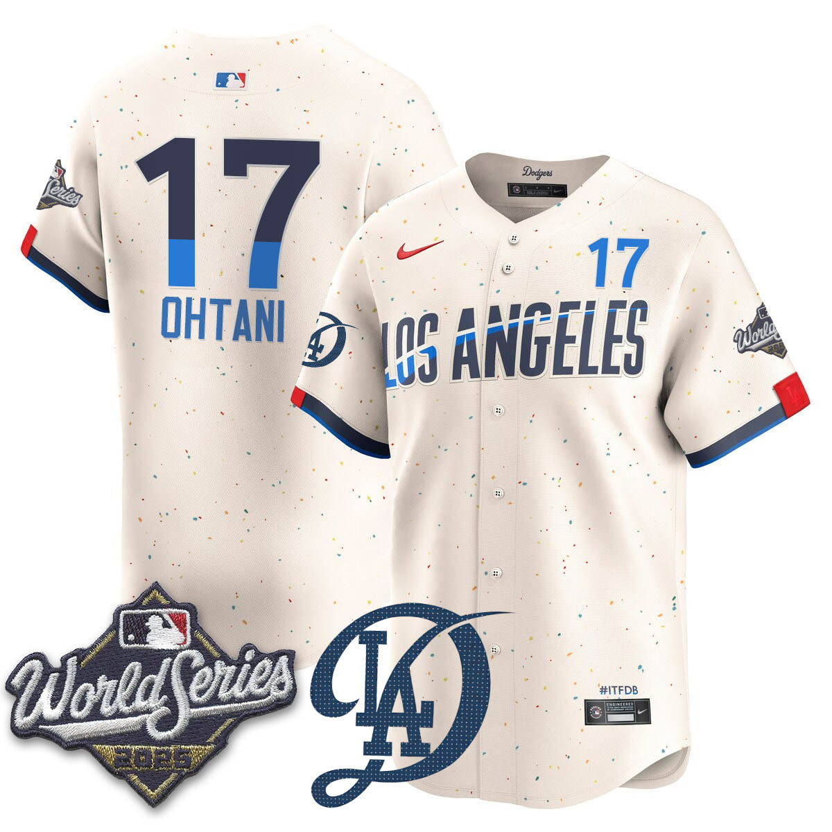 LAD 2025 World Series Jersey - All Stitched-DTD