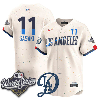 LAD 2025 World Series Jersey - All Stitched-DTD