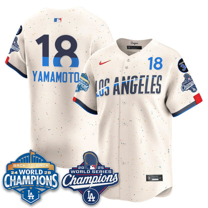 LAD 2025 World Series Champions Jersey - All Stitched-DTD