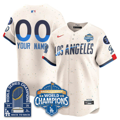LAD 2025 World Series Champions Jersey - 9x Champs - All Stitched-DTD