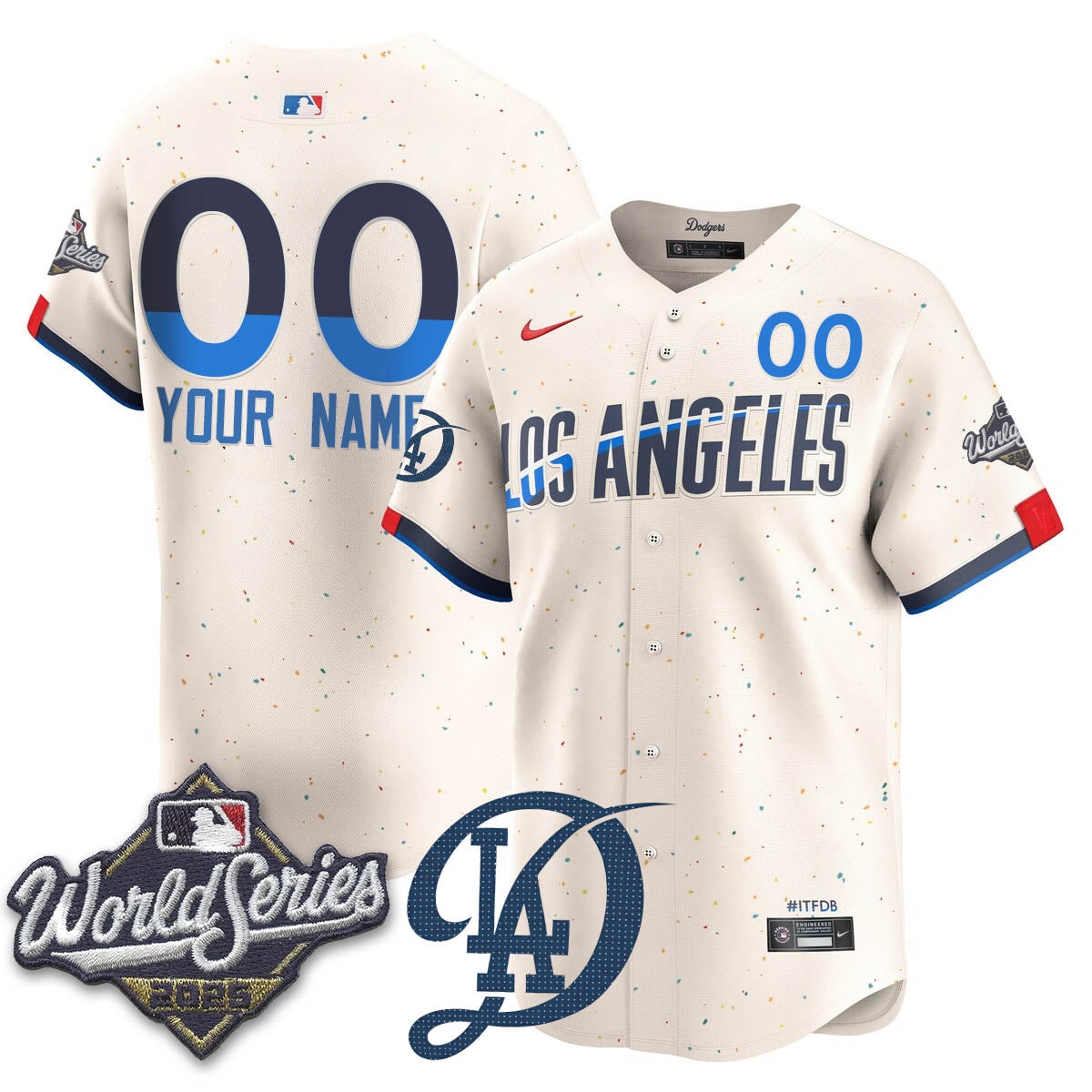 Custom LAD 2025 World Series Jersey - All Stitched-DTD