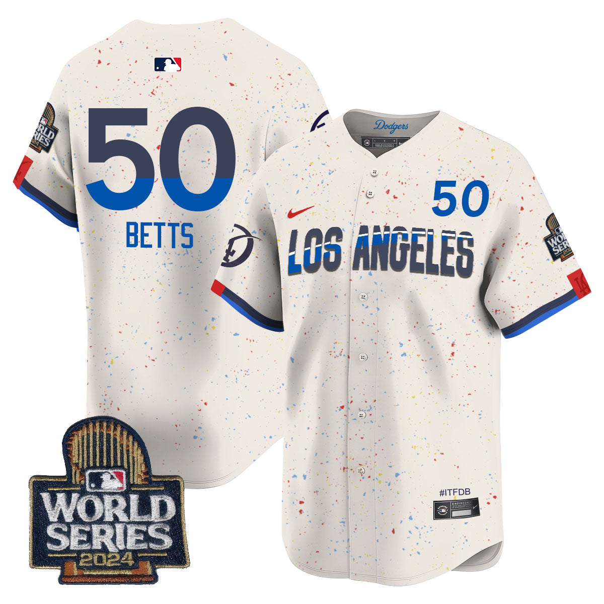 LAD World Series 2024 Jersey - All Stitched-DTD