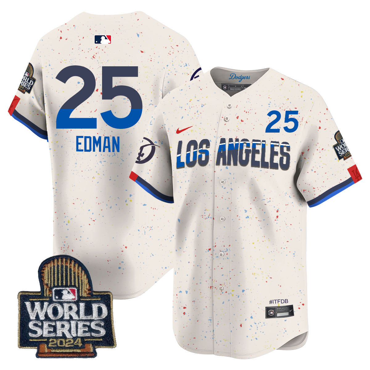 LAD World Series 2024 Jersey - All Stitched-DTD