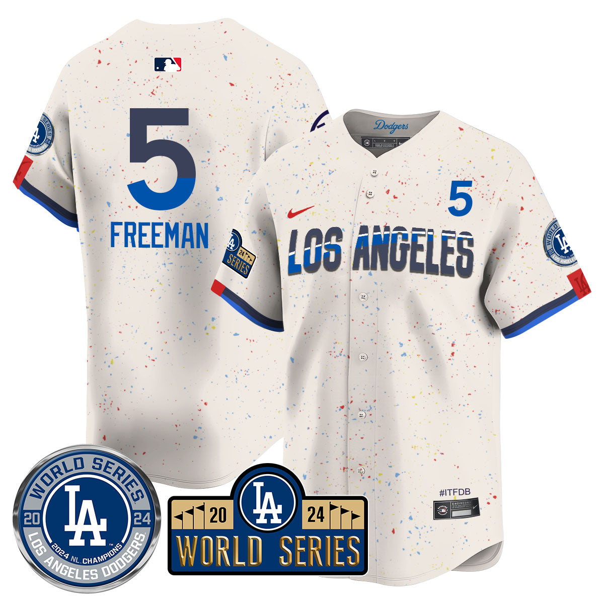 LAD World Series 2024 Jersey - All Stitched-DTD