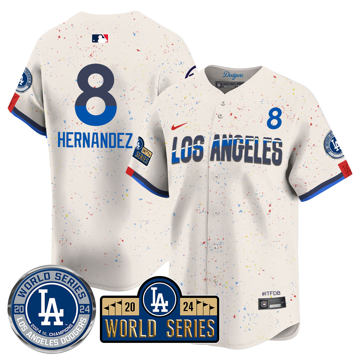 LAD World Series 2024 Jersey - All Stitched-DTD