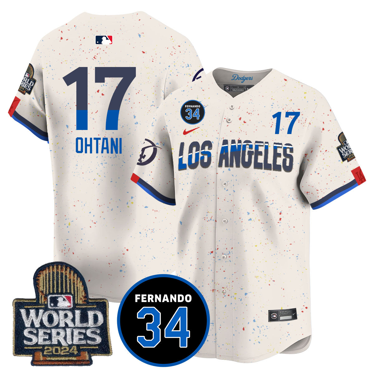 Dodgers Fernando Valenzuela Memorial Jersey - All Stitched-DTD