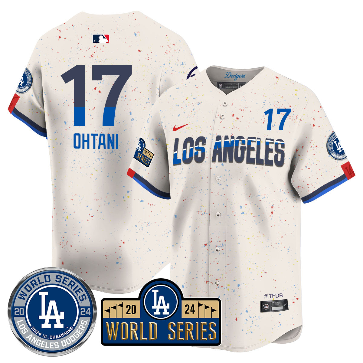 LAD World Series 2024 Jersey - All Stitched-DTD