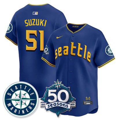SEA Vapor Premier Limited Jersey - 50th Anniversary - All Stitched-DTD
