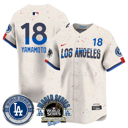LAD World Series 2024 Jersey - All Stitched-DTD