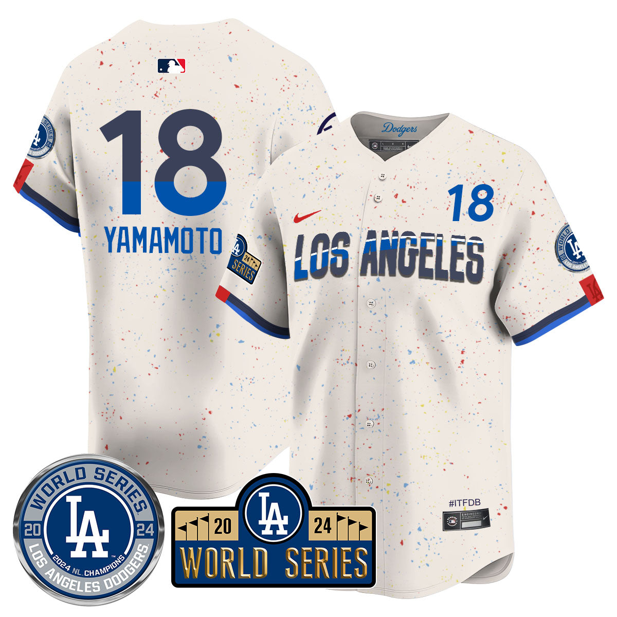 LAD World Series 2024 Jersey - All Stitched-DTD