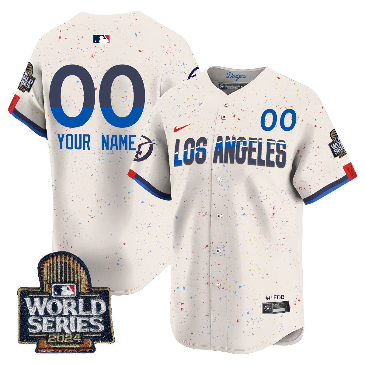 LAD World Series 2024 Custom Jersey - All Stitched-DTD
