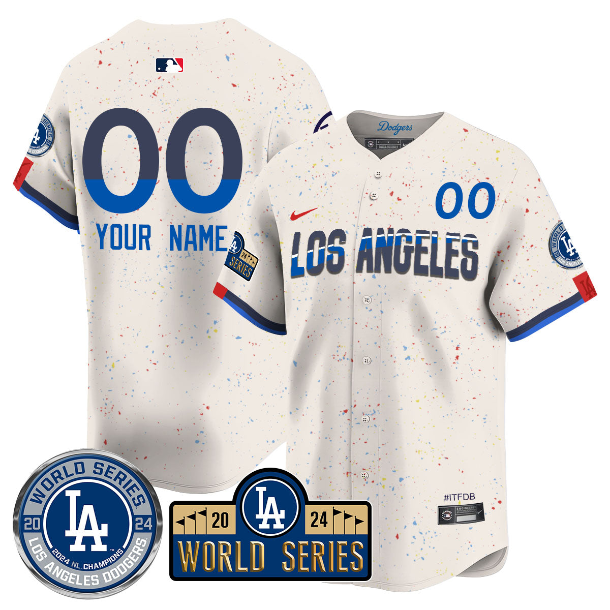 LAD World Series 2024 Custom Jersey - All Stitched-DTD