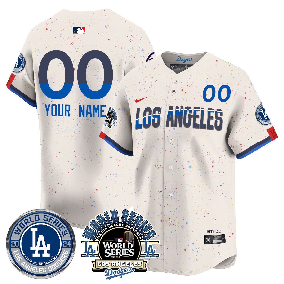LAD World Series 2024 Custom Jersey - All Stitched-DTD