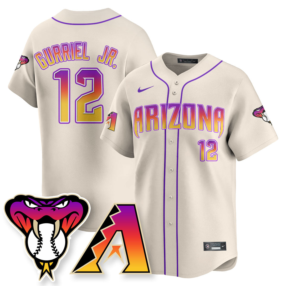ARI 2025 City Connect Concept Jersey - All Stitched-DTD