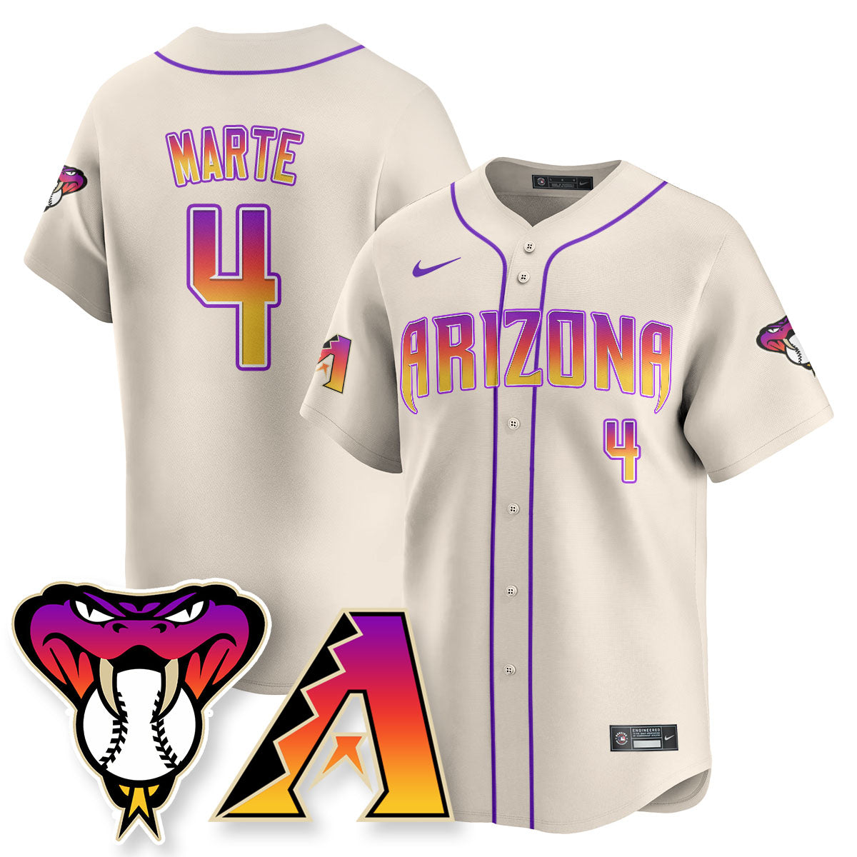 ARI 2025 City Connect Concept Jersey - All Stitched-DTD