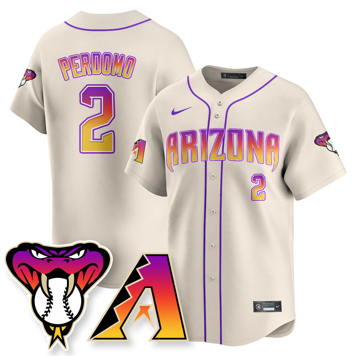 ARI 2025 City Connect Concept Jersey - All Stitched-DTD
