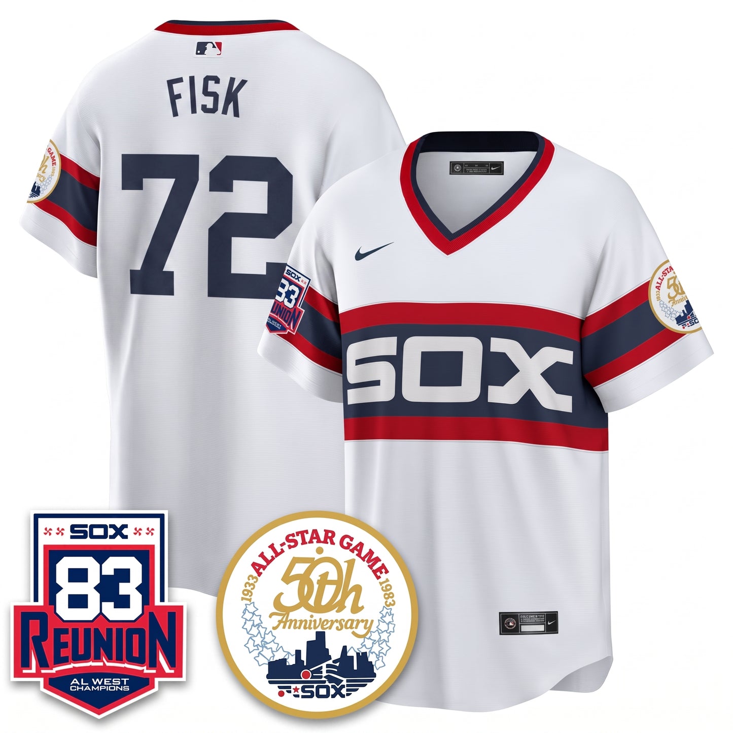 CWS Reunion All West Champions Vapor Jersey - Stitched - DTD