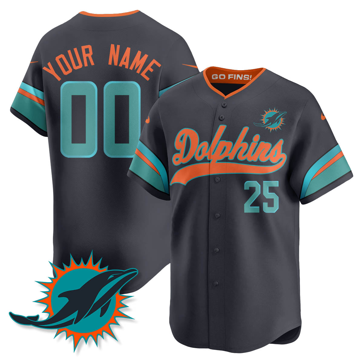 Custom MIA "Rivalries" Vapor Limited Baseball Jersey - All Stitched-DTD
