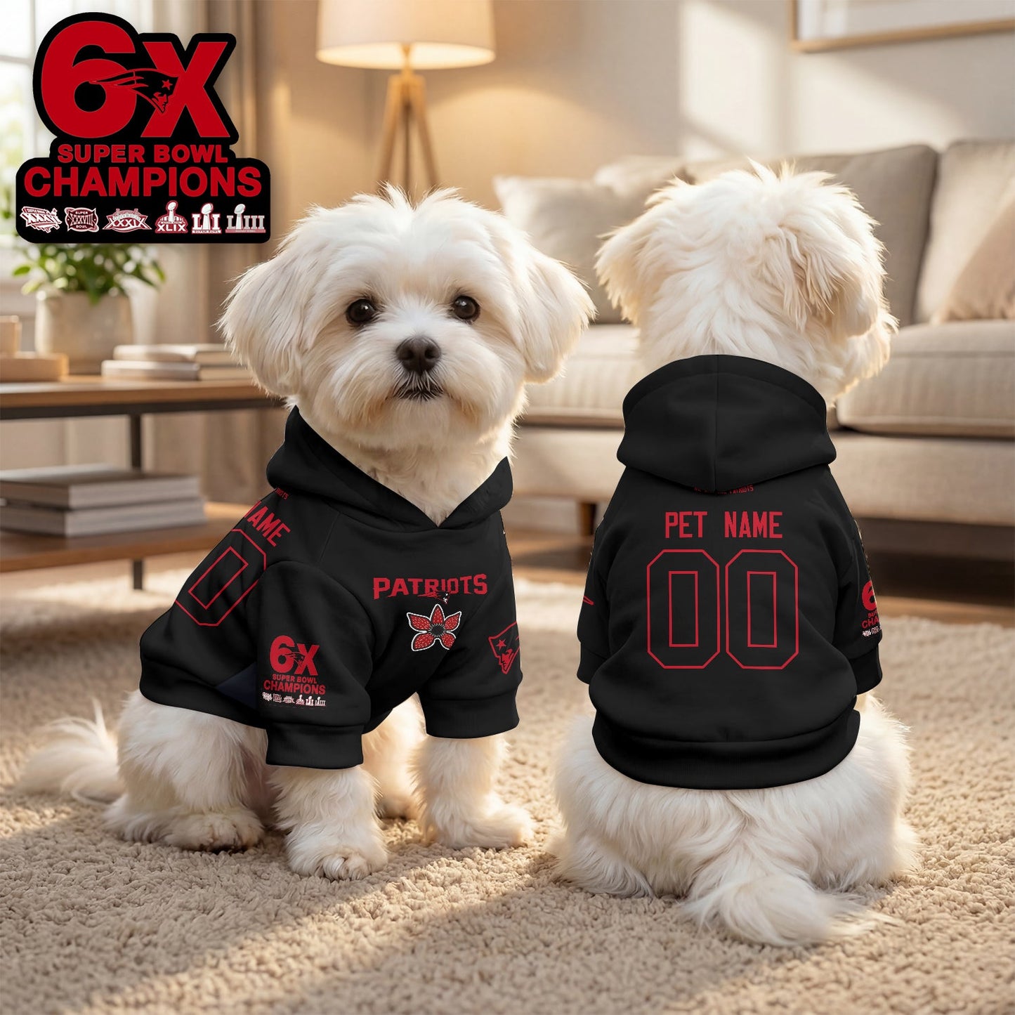 PAT Stranger Thing Pet Hoodie-DTD