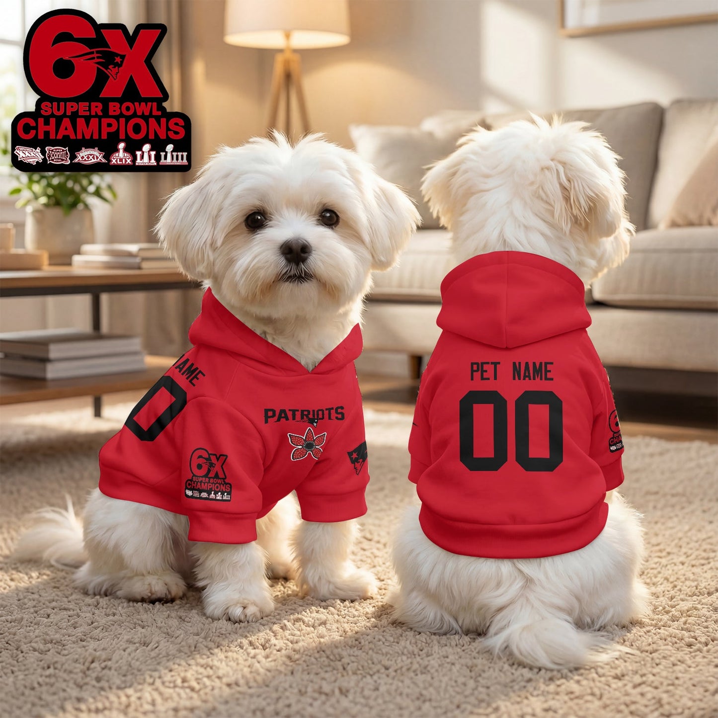 PAT Stranger Thing Pet Hoodie-DTD