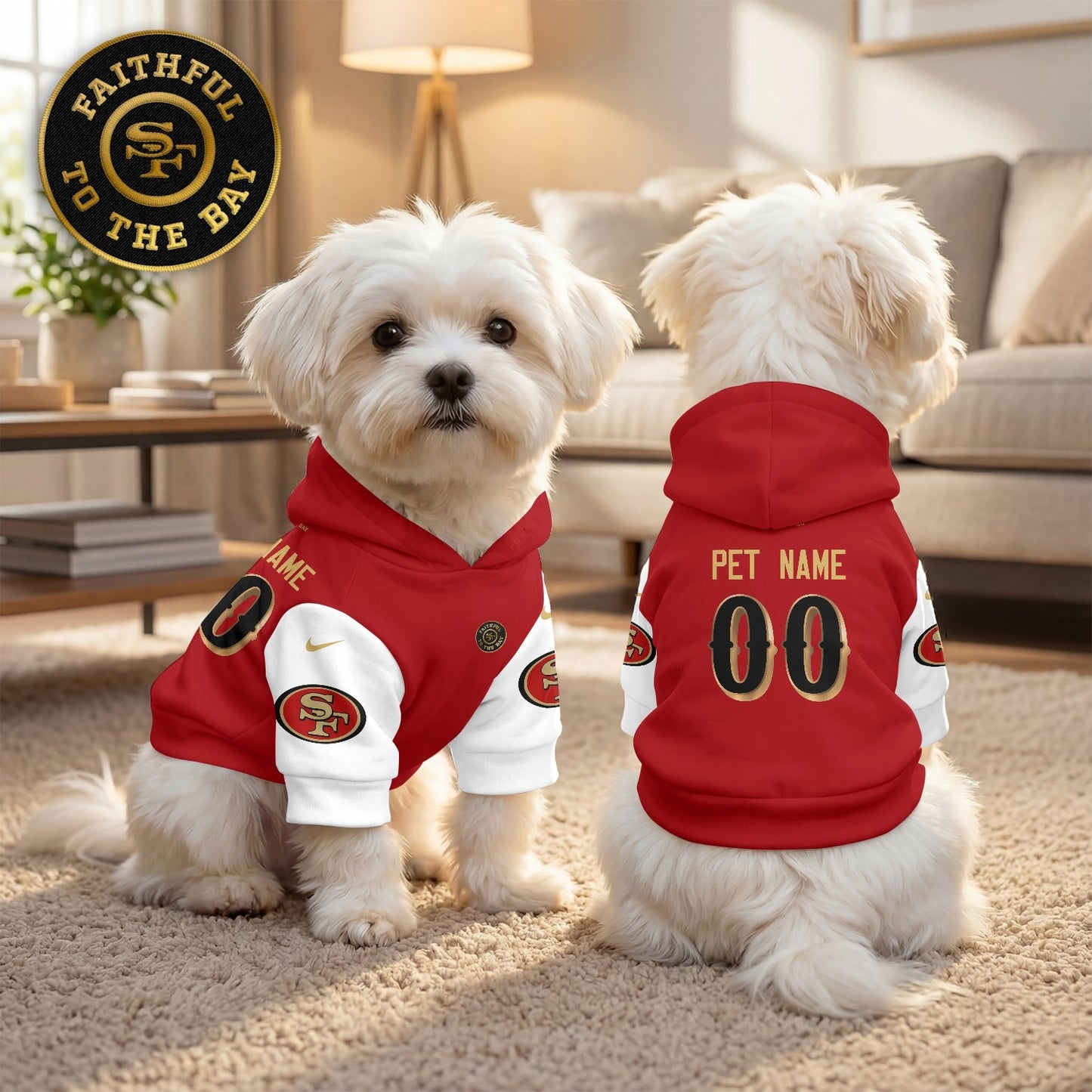 SF Faithful To The Bay “Rivalries” Pet Hoodie-DTD