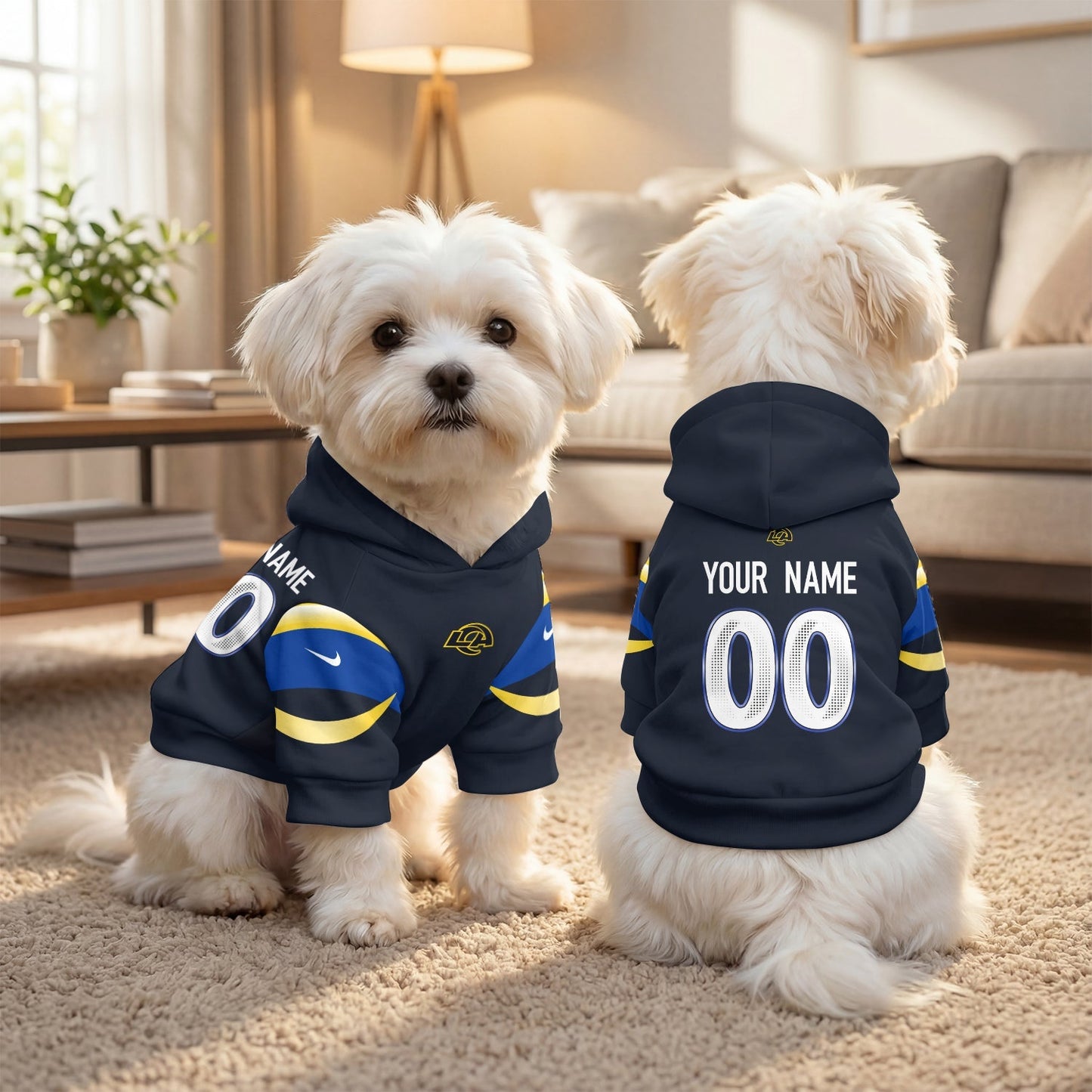 LAR Rivalries Pet Hoodie-DTD