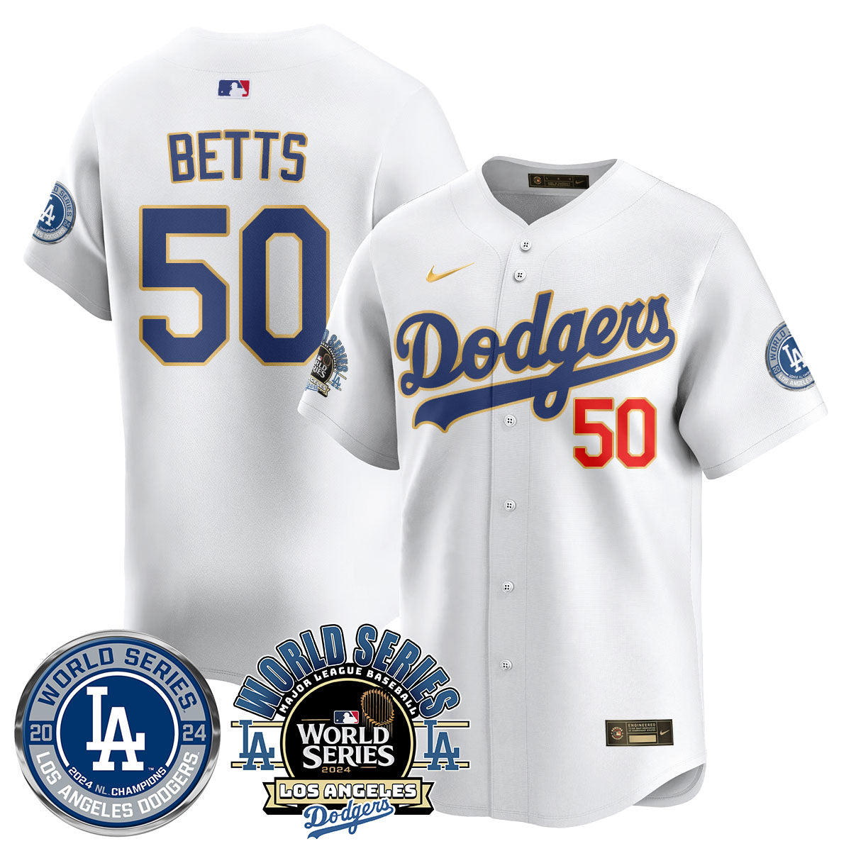 LAD World Series 2024 Jersey - All Stitched-DTD
