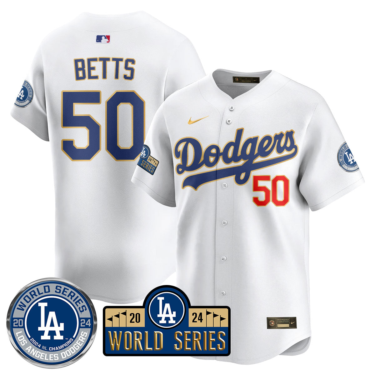 LAD World Series 2024 Jersey - All Stitched-DTD