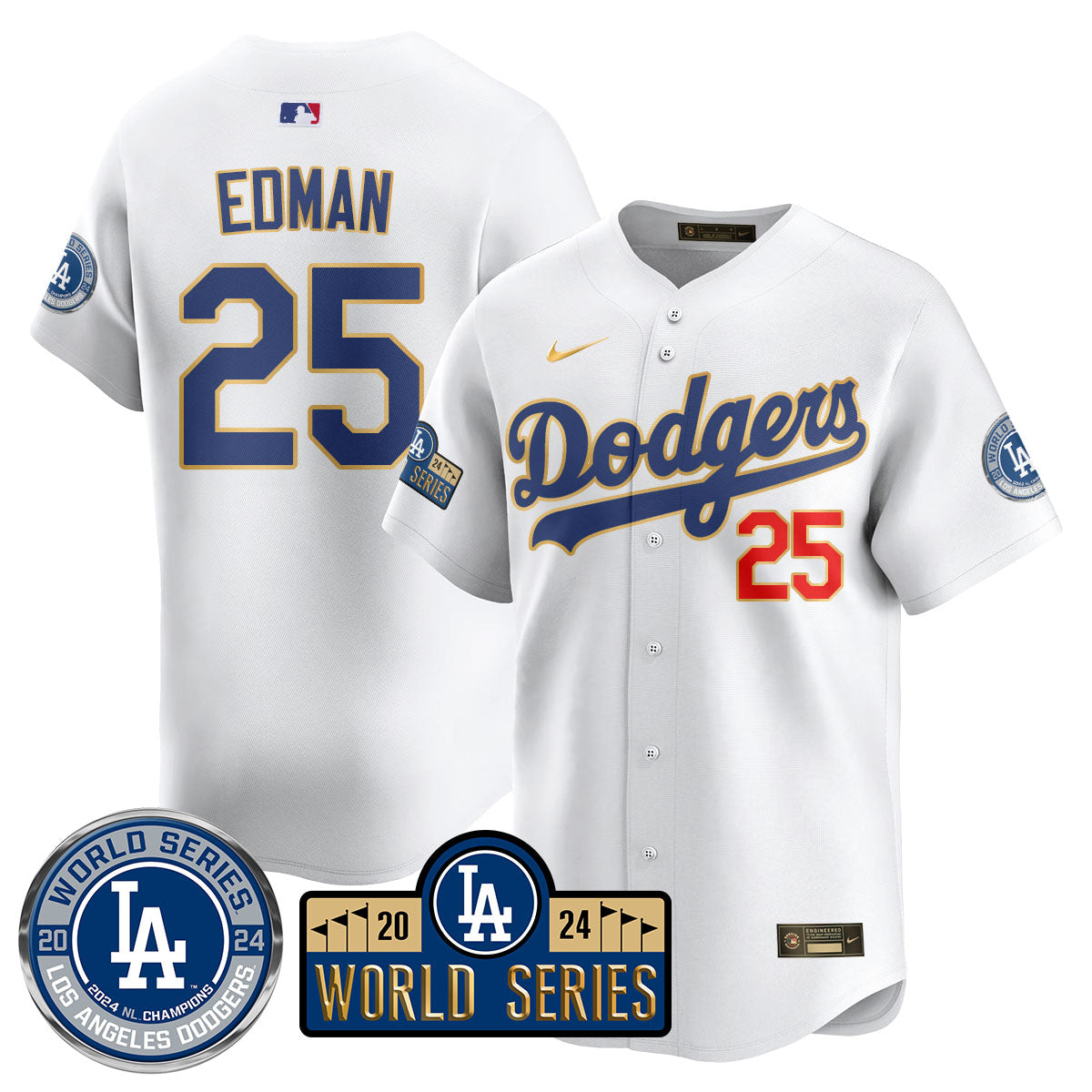 LAD World Series 2024 Jersey - All Stitched-DTD