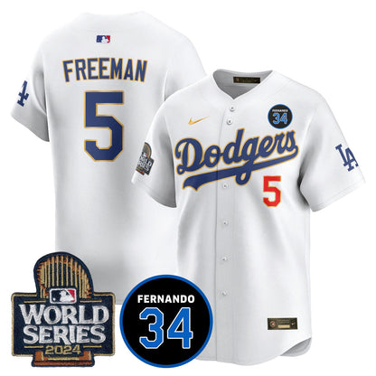 Dodgers Fernando Valenzuela Memorial Jersey - All Stitched-DTD