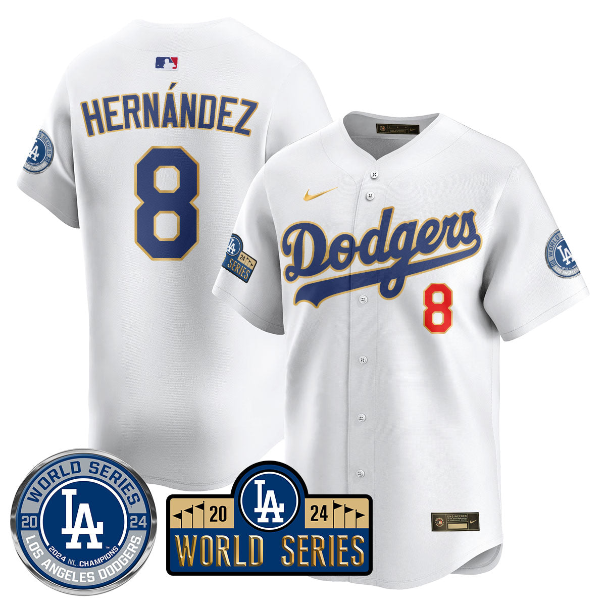 LAD World Series 2024 Jersey - All Stitched-DTD