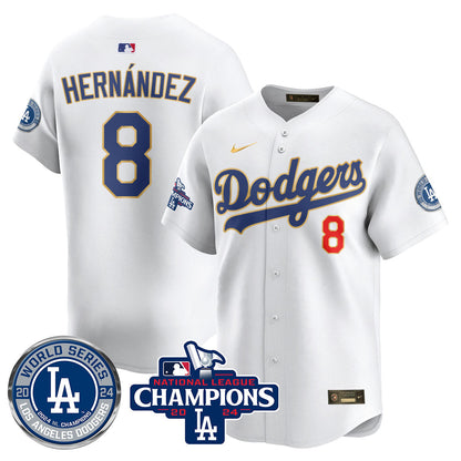 LAD World Series NL Champions Jersey - All Stitched-DTD