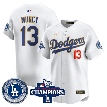 LAD World Series NL Champions Jersey - All Stitched-DTD