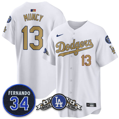 LAD 2025 National League Champions Jersey - All Stitched-DTD