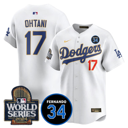 Dodgers Fernando Valenzuela Memorial Jersey - All Stitched-DTD