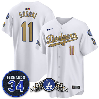 LAD 2025 National League Champions Jersey - All Stitched-DTD
