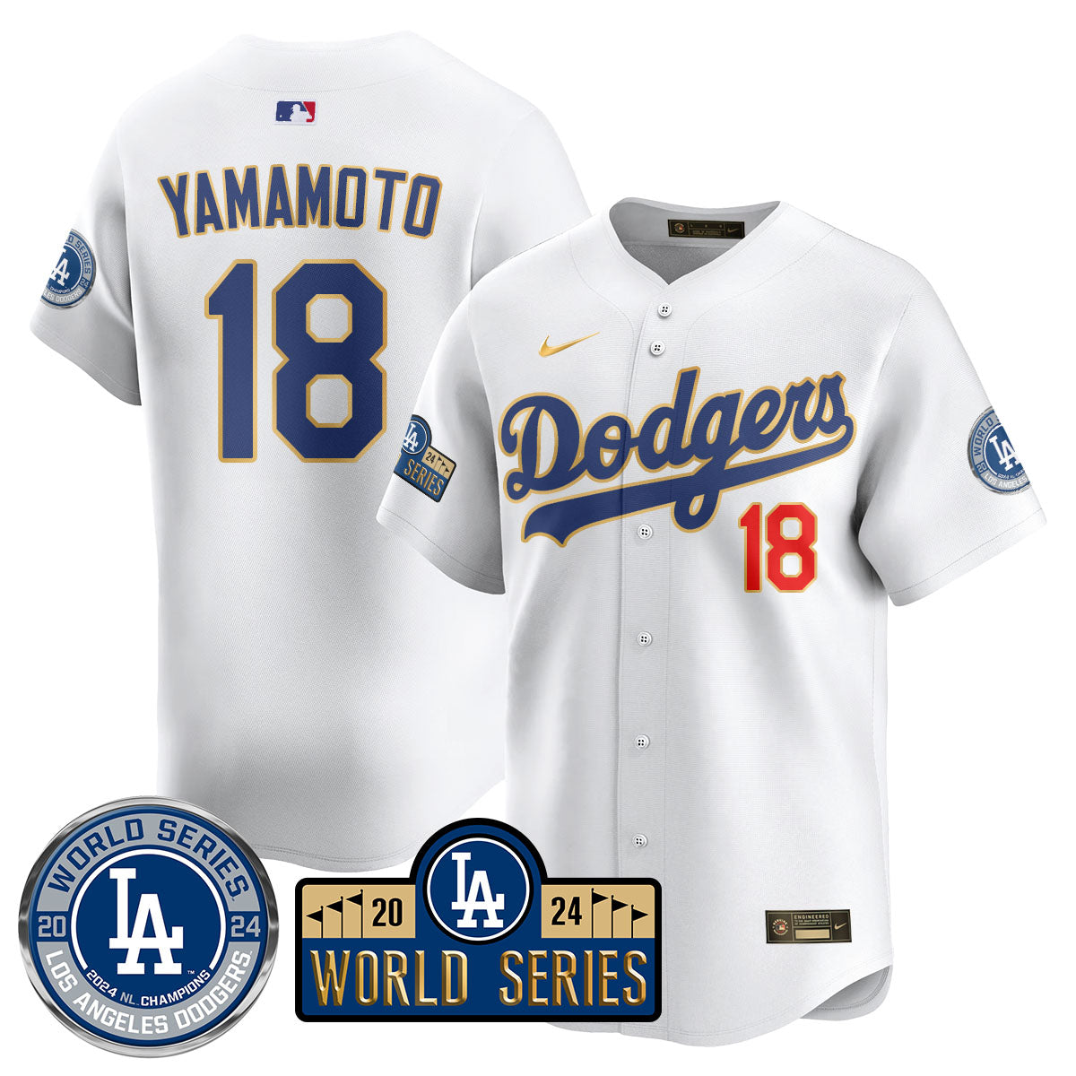 LAD World Series 2024 Jersey - All Stitched-DTD