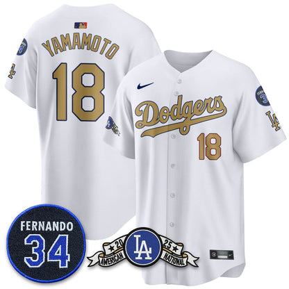 LAD 2025 National League Champions Jersey - All Stitched-DTD