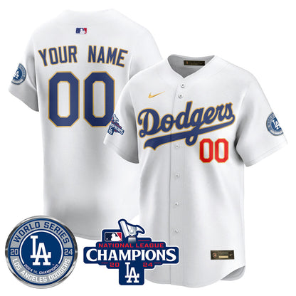 LAD World Series NL Champions Custom Jersey - All Stitched-DTD