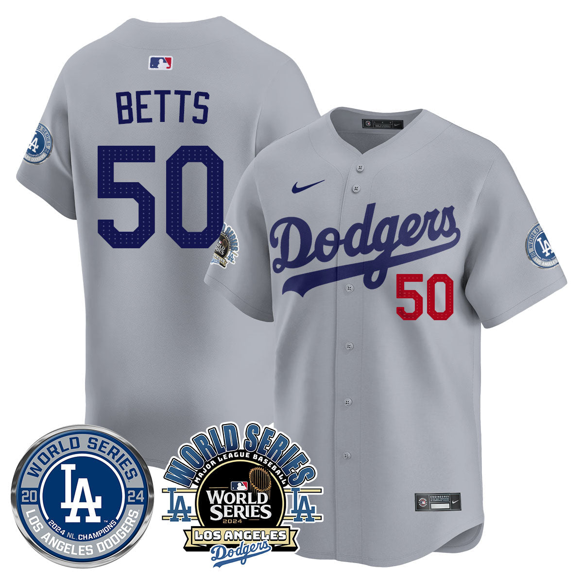 LAD World Series 2024 Jersey - All Stitched-DTD