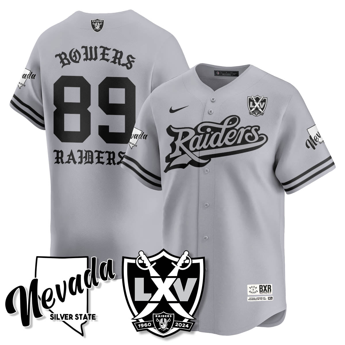 LVR Born x Raised Baseball Jersey - All Stitched-DTD