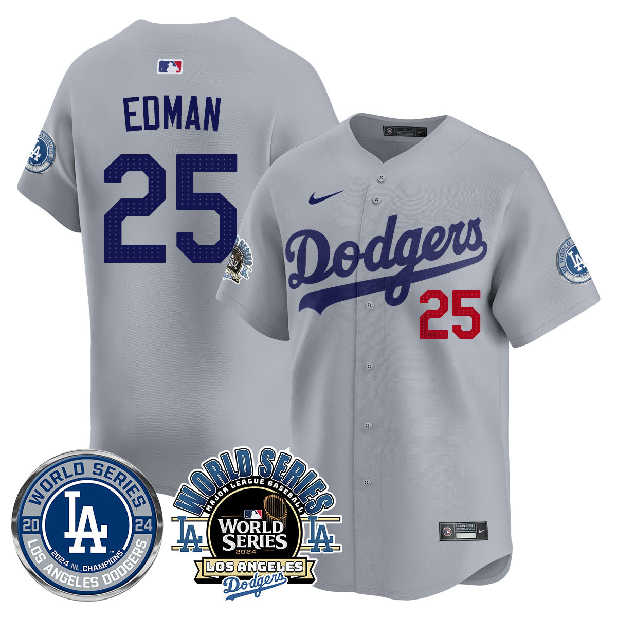 LAD World Series 2024 Jersey - All Stitched-DTD