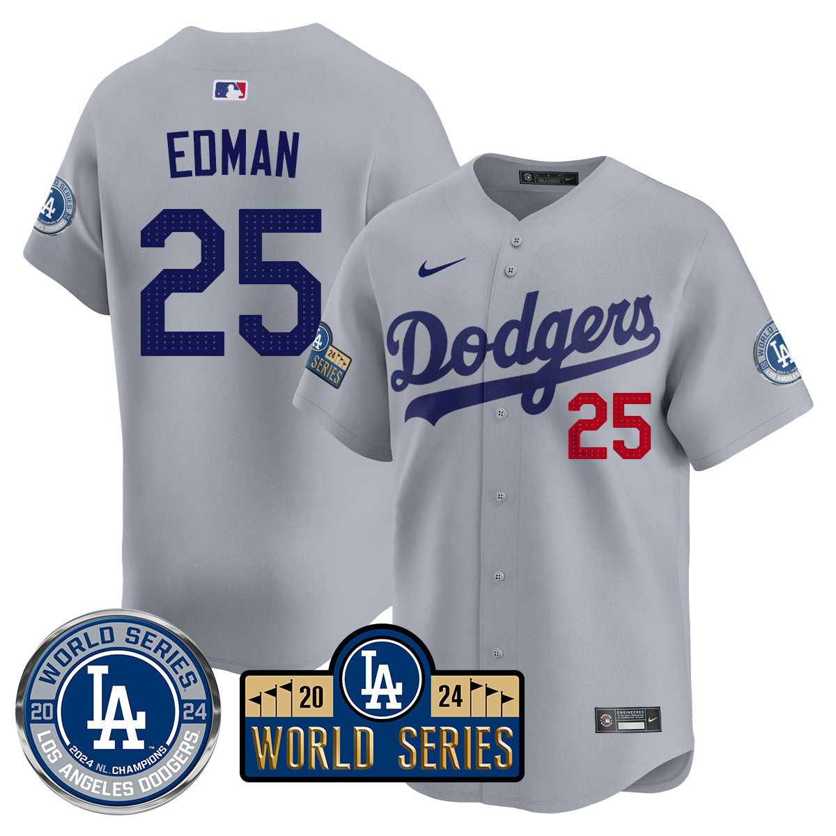 LAD World Series 2024 Jersey - All Stitched-DTD
