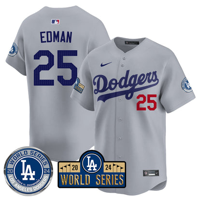 LAD World Series 2024 Jersey - All Stitched-DTD