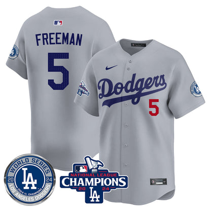 LAD World Series NL Champions Jersey - All Stitched-DTD