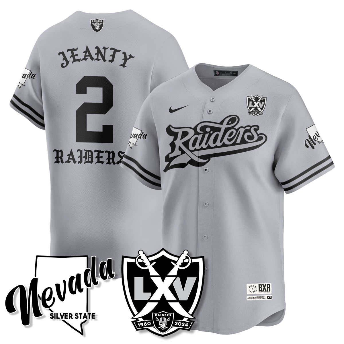 LVR Born x Raised Baseball Jersey - All Stitched-DTD