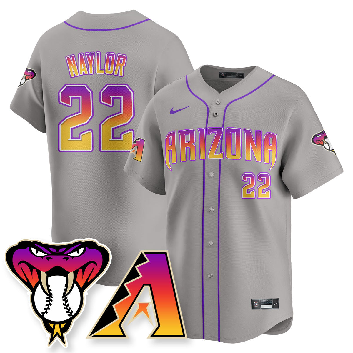 ARI 2025 City Connect Concept Jersey - All Stitched-DTD
