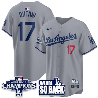 LAD 2025 NL West Division Champions Jersey - All Stitched-DTD