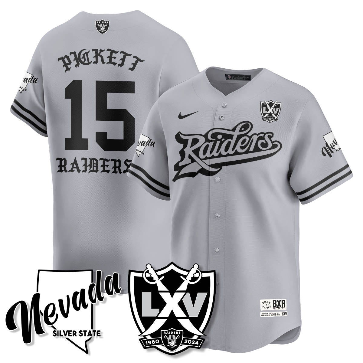 LVR Born x Raised Baseball Jersey - All Stitched-DTD
